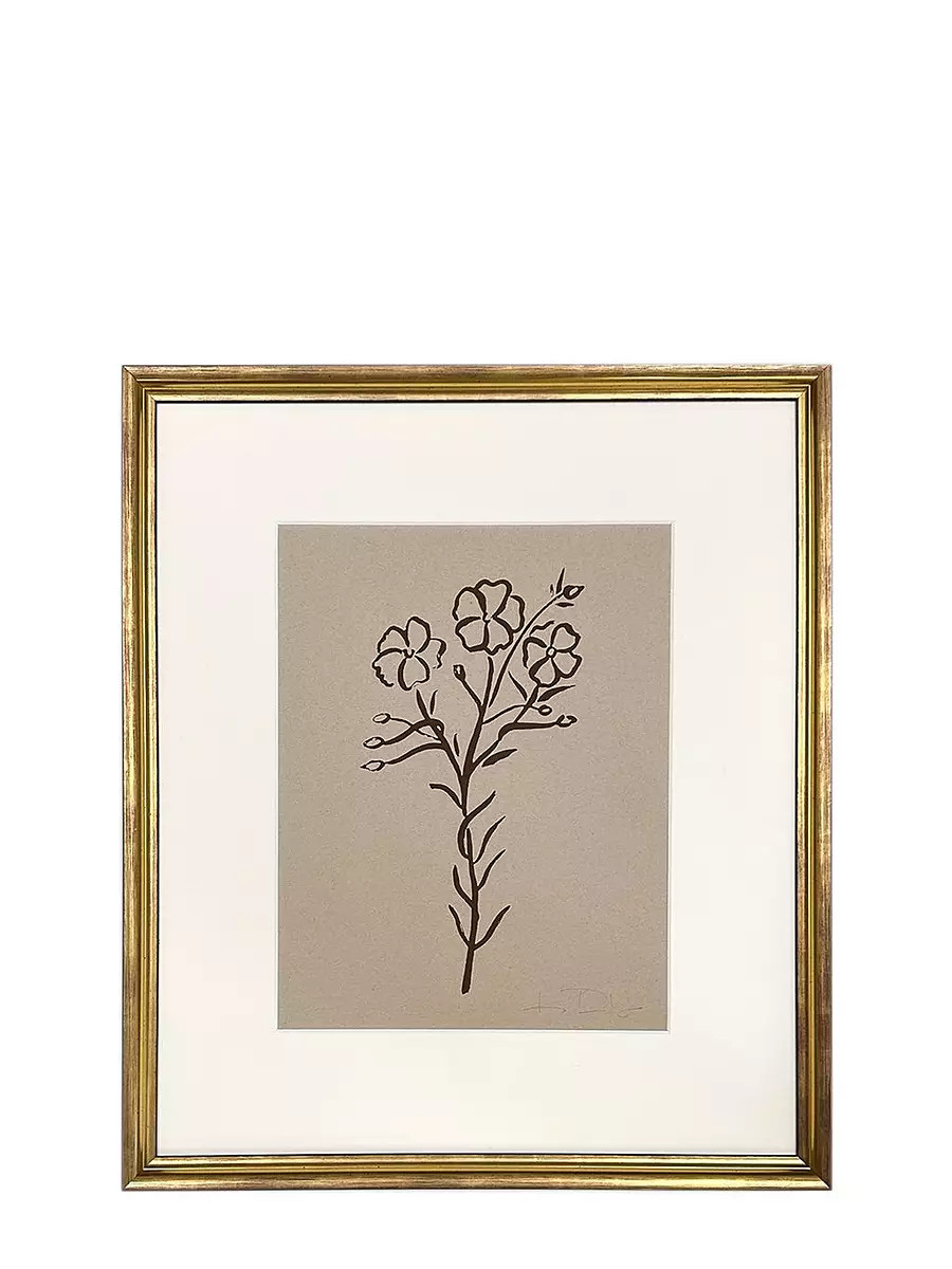 "Botanicals in Sepia No. 3" by Kayce Hughes | Serena and Lily