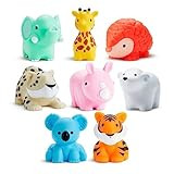 Munchkin\u00ae Wild\u2122 Animal Baby and Toddler Bath Toy Squirts, 8 Pack | Amazon (US)