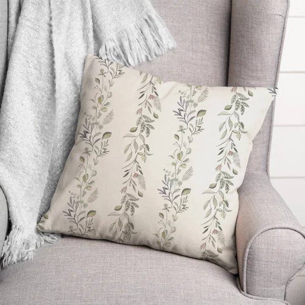 Polyester/Polyester Blend Throw Square Pillow Cover & Insert | Wayfair North America