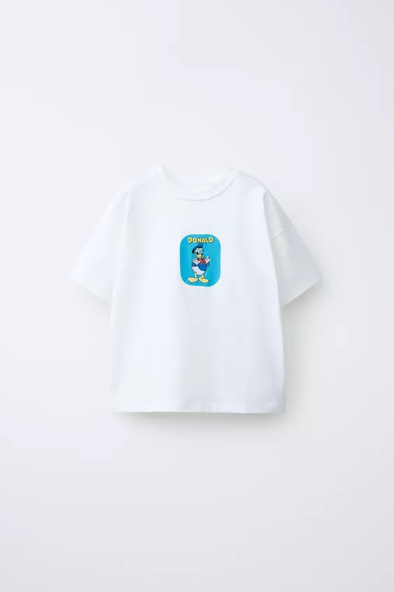 DONALD DUCK © DISNEY EMBROIDERED T-SHIRT | Zara UK
