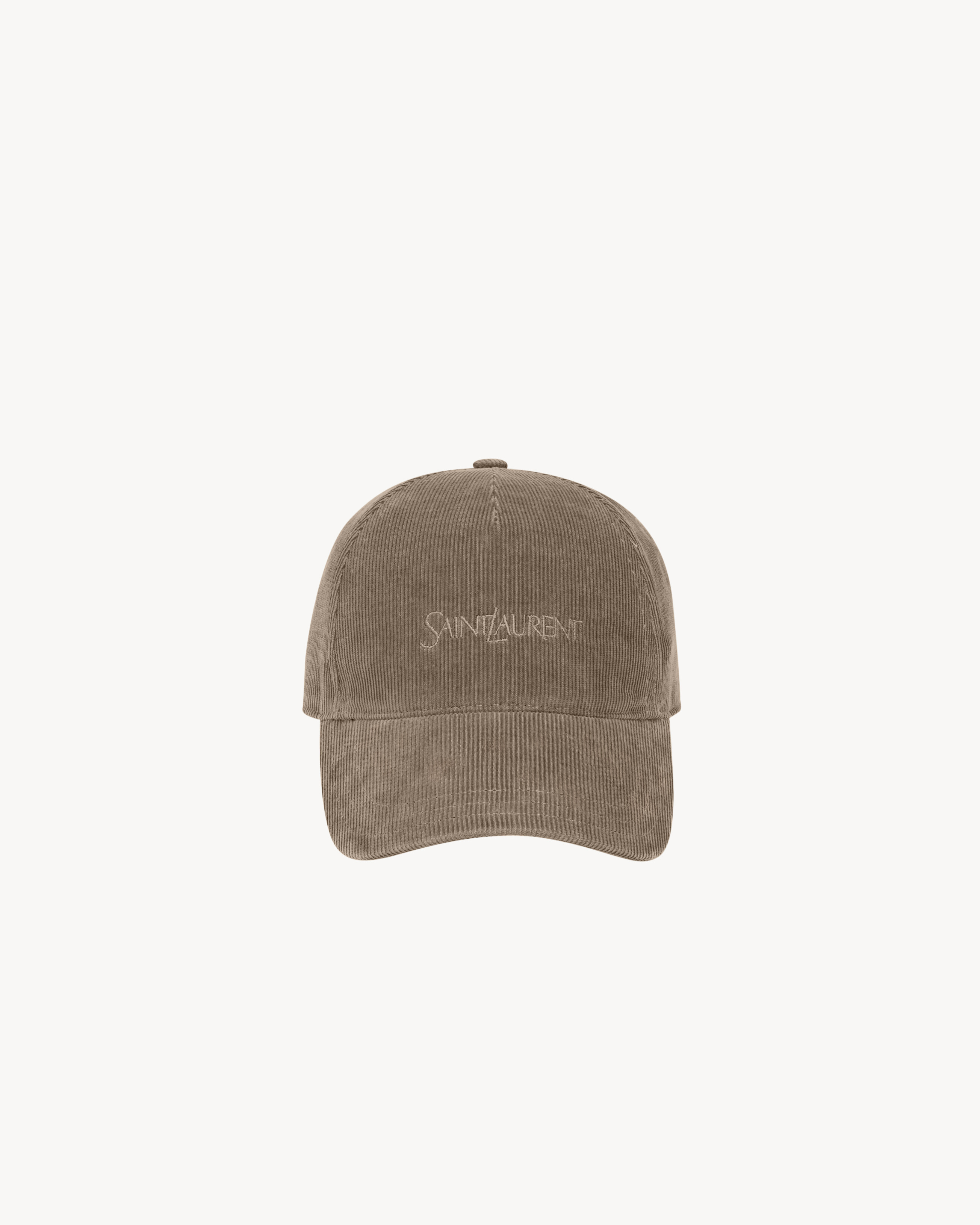 Saint Laurent Saint Laurent Cap In Corduroy - Green - One Sizenisex - 57 | Saint Laurent Inc. (Global)