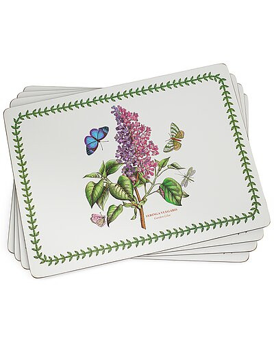 Botanic Garden 4 Motifs Placemats Set of 4 | Gilt & Gilt City