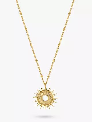 Estella Bartlett Full Starburst Pendant Necklace, Gold | John Lewis (UK)