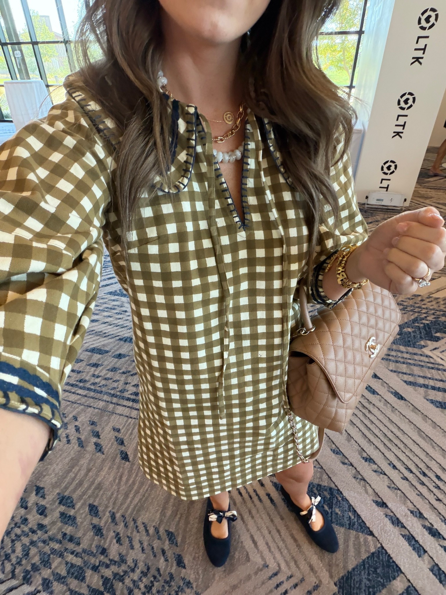 Causal style outfit 
Gingham plaid dress

#LTKdayinmylife #LTKCon #LTKootd