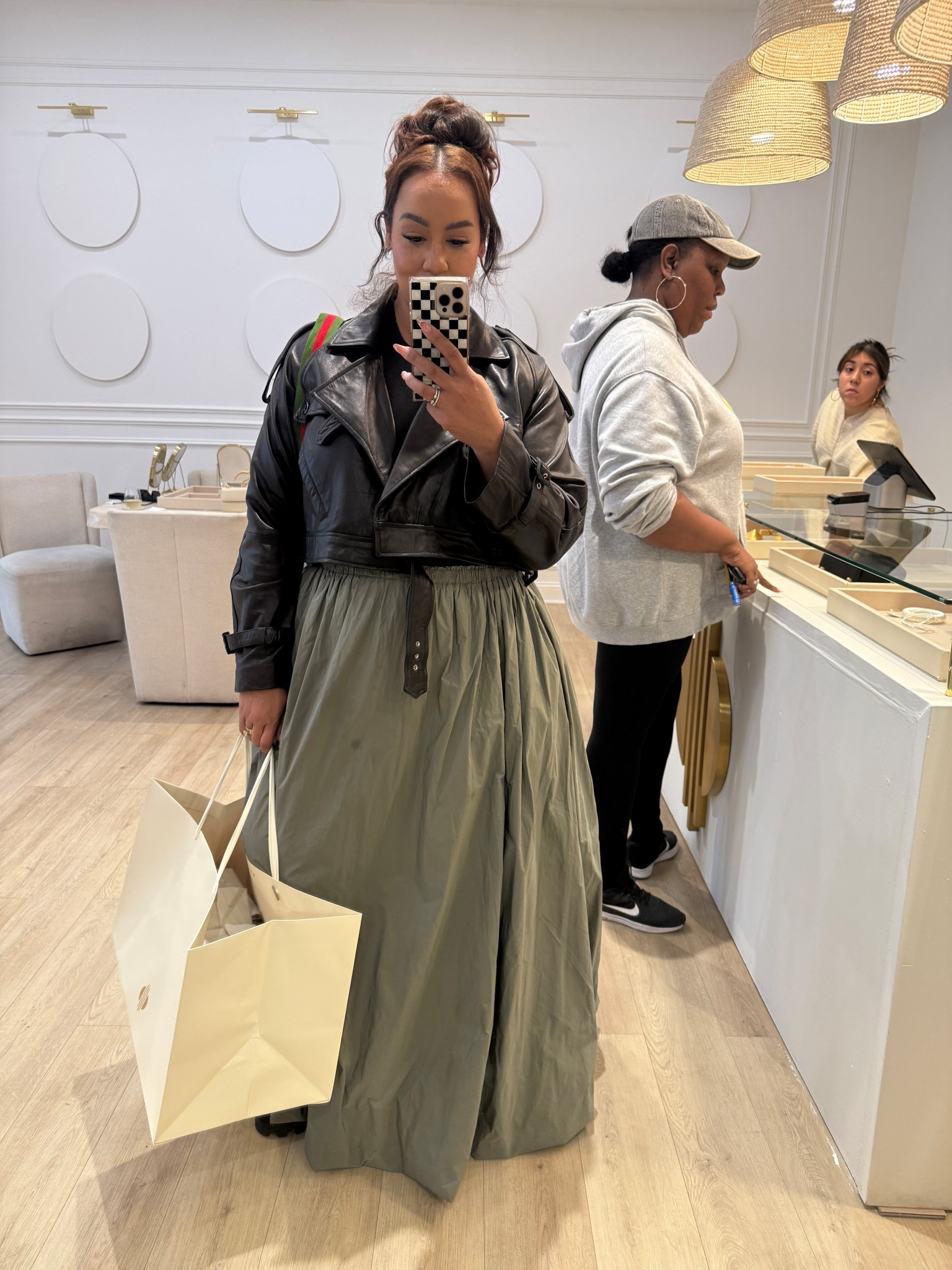 Shopping outfit! Found a similar skirt

#LTKFindsUnder100 #LTKMidsize