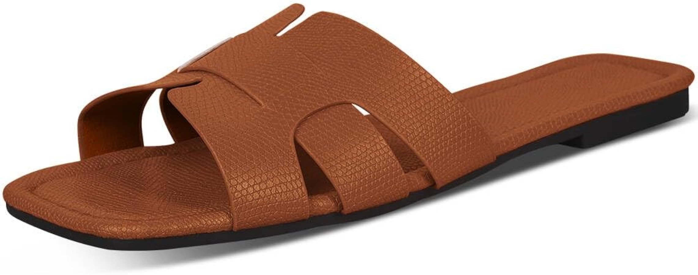 Womens Sandals Slides for Women Flat Sandals for Women Casual Summer Sandals Open Toe Slide Sanda... | Amazon (US)