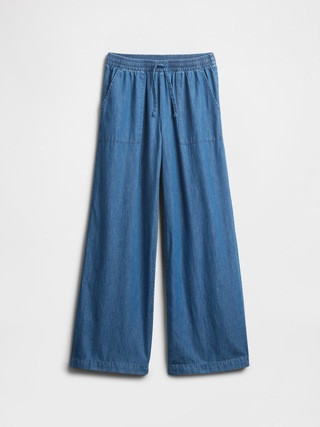 Kids Pull-On Wide-Leg Pants | Gap Factory