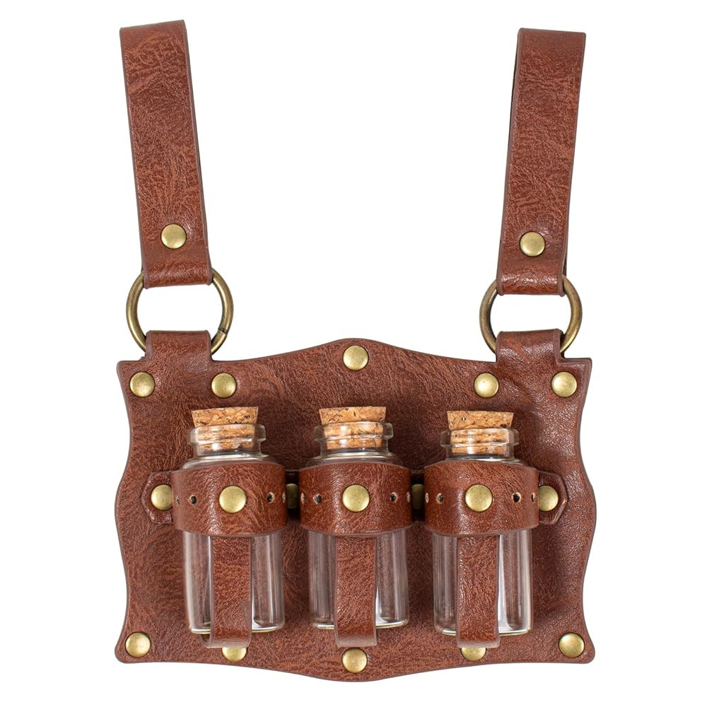 Cork Potion Bottle Cosplay Accessories Belt Loop Medieval Renaissance Witch Props Magic Vial Stem... | Amazon (US)