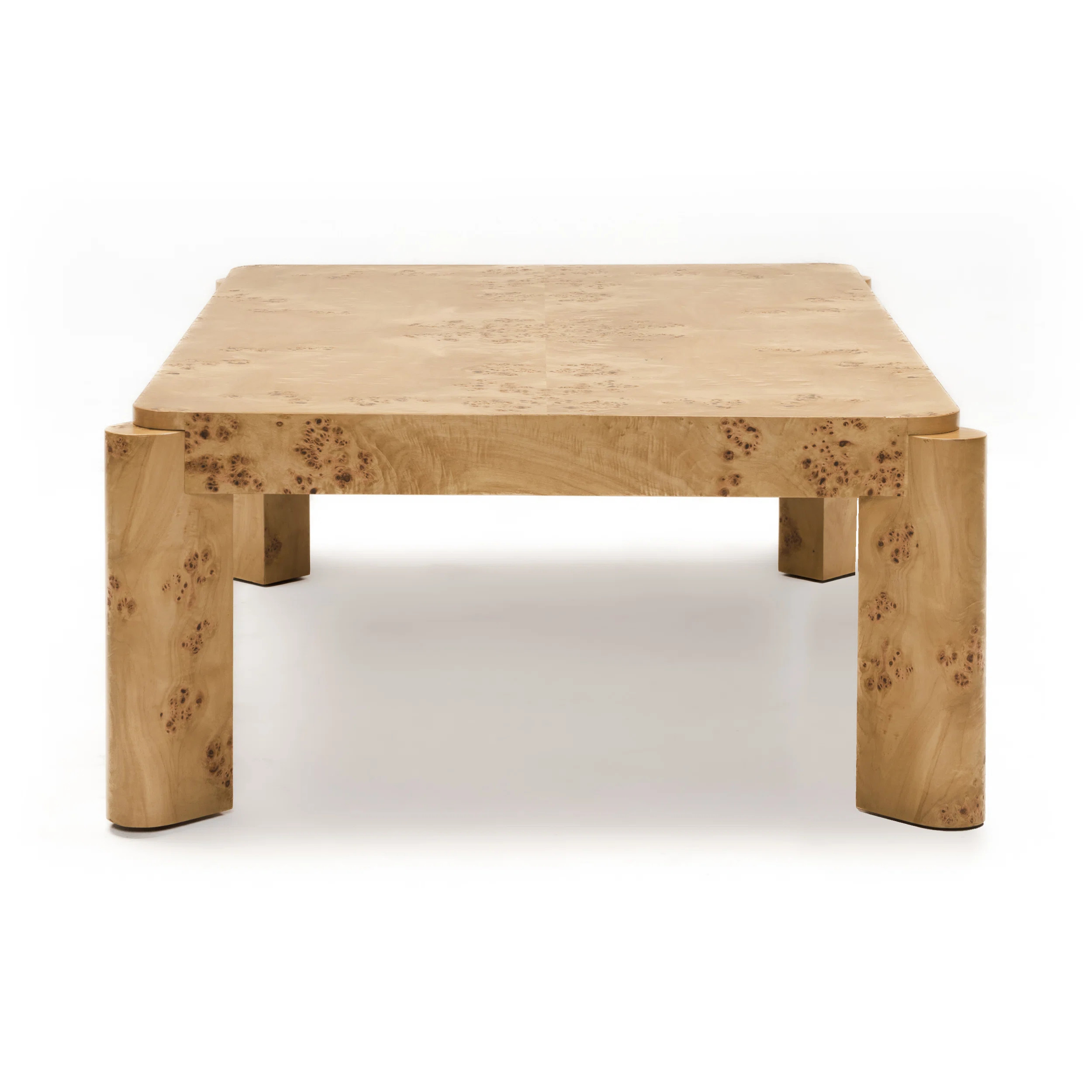 Jakus 46" Burl Coffee Table | Wayfair North America