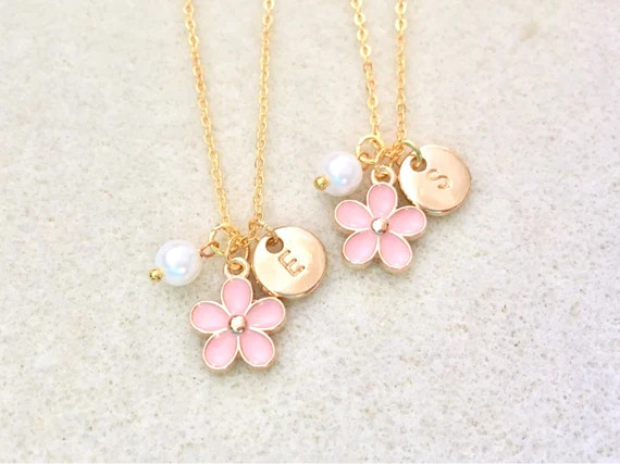 Personalized Flower Girl Gift for Flower Girl Necklace Toddler | Etsy | Etsy (US)