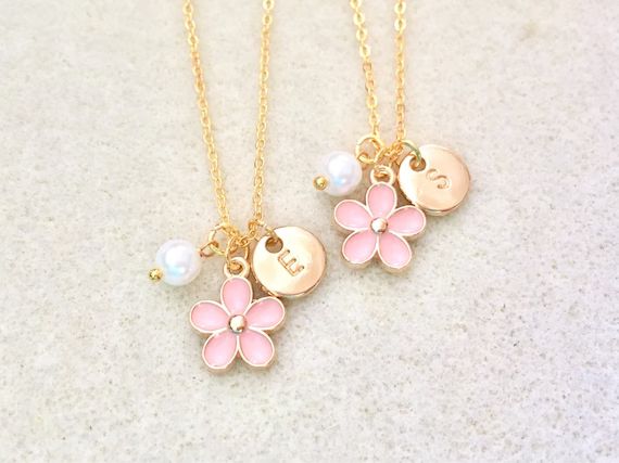 Personalized Flower Girl Gift for Flower Girl Necklace Toddler | Etsy | Etsy (US)