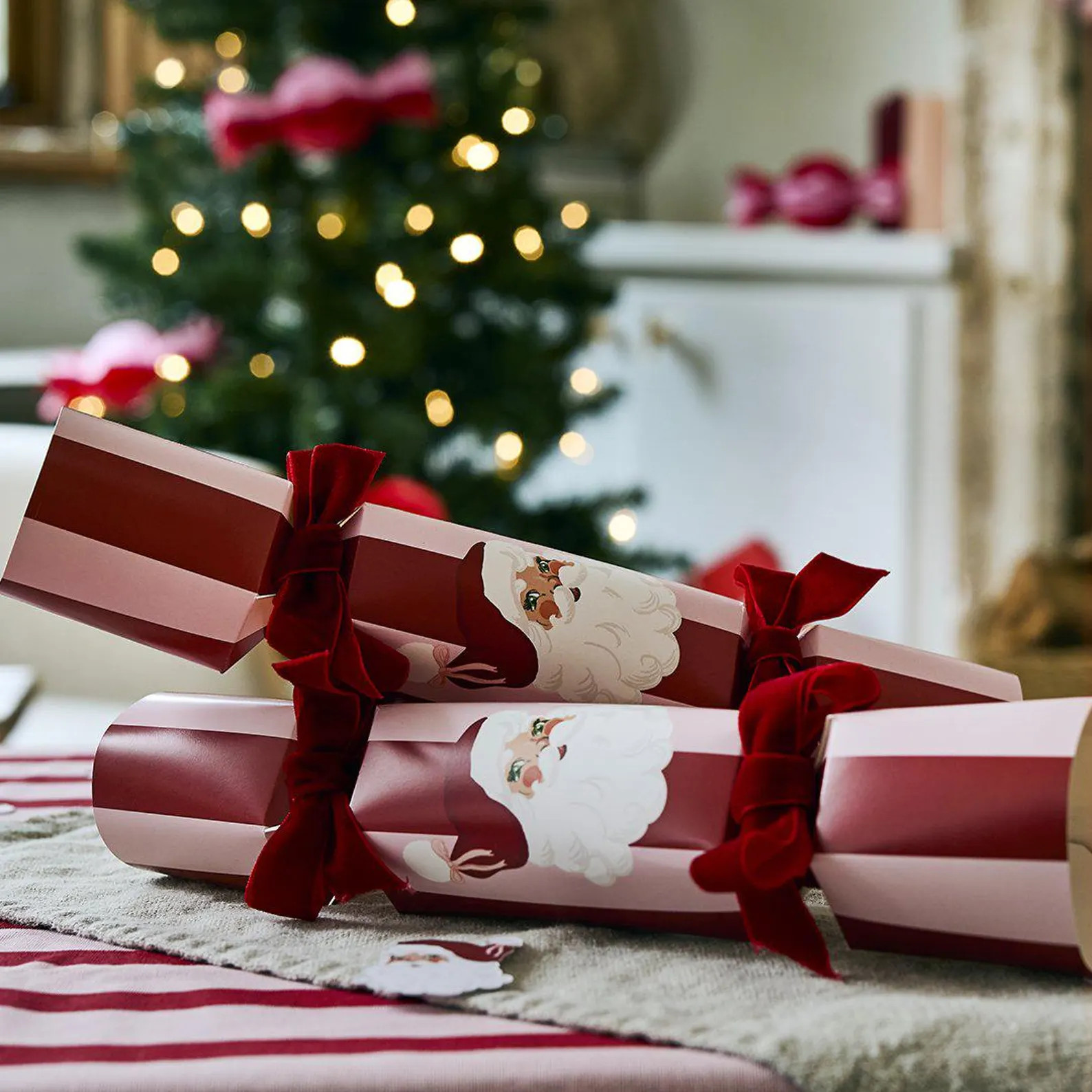DIY Christmas Cracker Set - Pink & Red Santa Cracker Set - Vintage Christmas Party -christmas Dec... | Etsy (US)