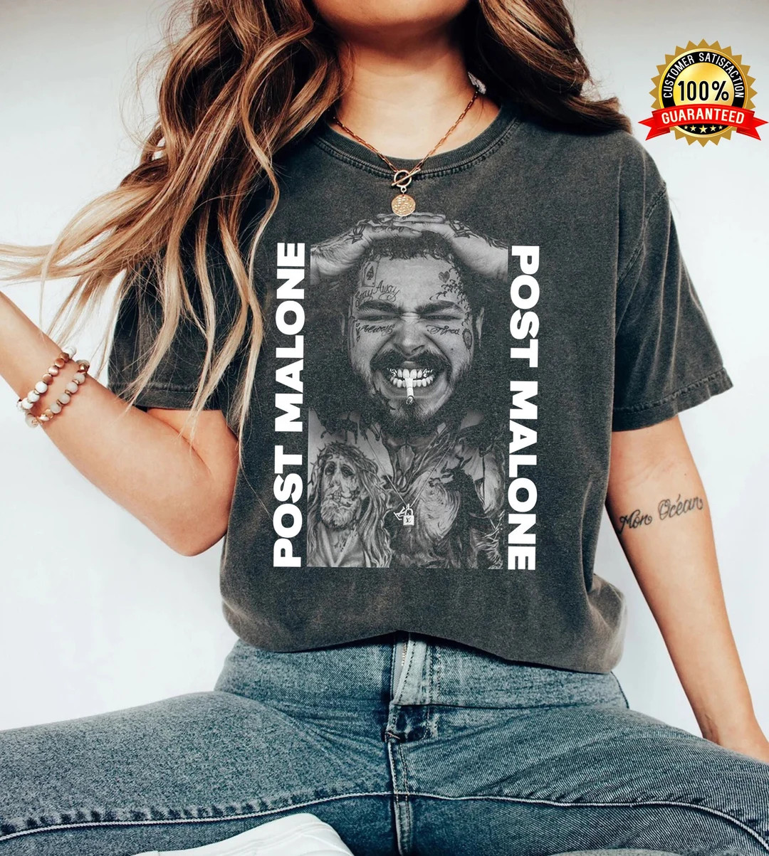 Vintage Posty T Shirt, Posty Sweatshirt, Rapper Tshirt, Love Rapper, Fan Post Malone, Fan Gift Me... | Etsy (US)