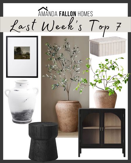 Last week’s home decor favorites! The large handled vase is still on sale for $20!

Marble lidded box. Decorative box. White handled vase. Large vase. Large frame with mat. Olive tree. Bursera tree. Faux plant. Faux tree in pot. Black cabinet. Nightstands. Outdoor side table. Outdoor accent table.

#target #westelm #tjmaxx

#LTKsalealert #LTKFind #LTKhome