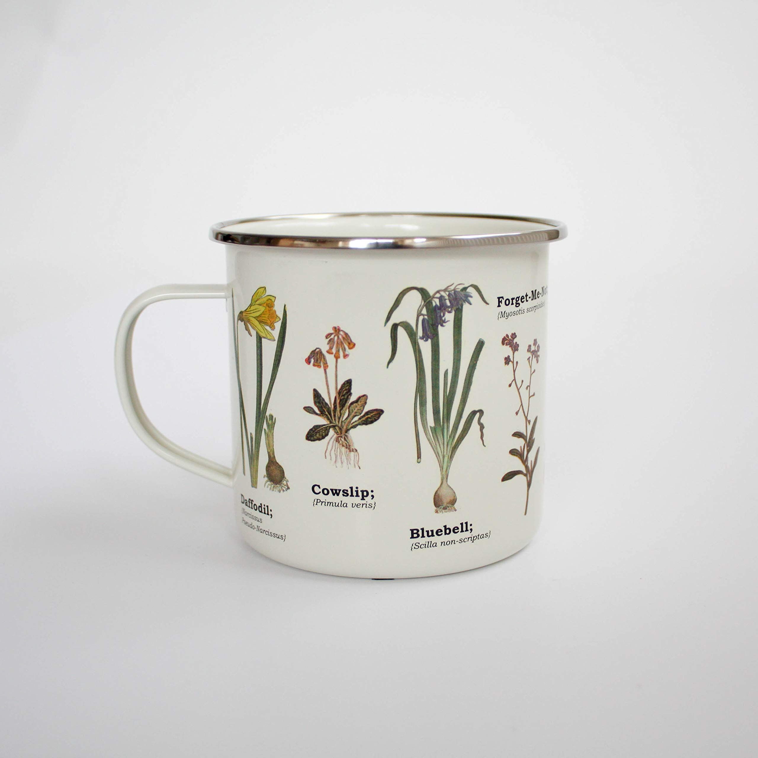 Gift Republic Wild Flower Enamel Mug, 1 Count (Pack of 1), Multicolor | Amazon (US)