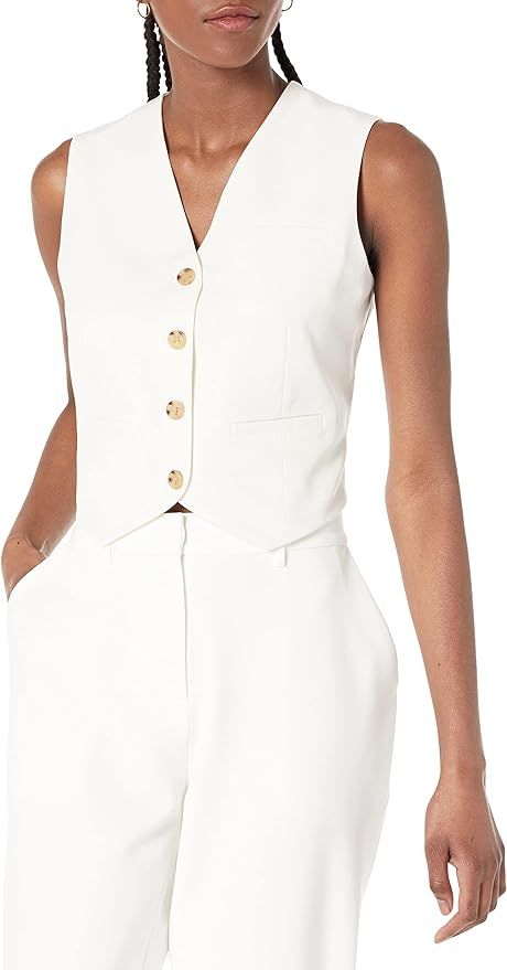 The Drop Women's Sadie Cropped Slim Vest | Amazon (US)