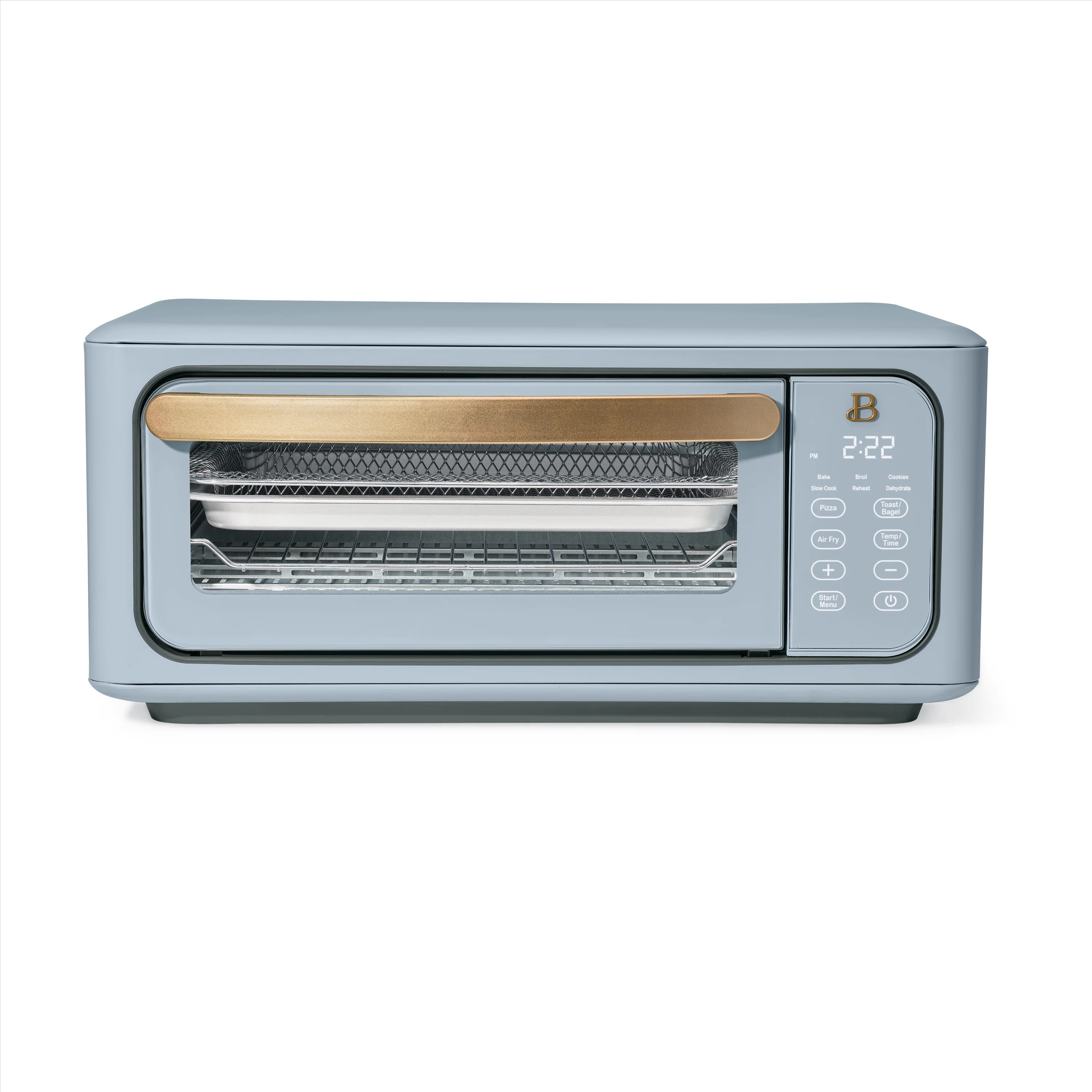 Beautiful Infrared Air Fry Toaster Oven, 9-Slice, 1800 W, Cornflower Blue by Drew Barrymore | Walmart (US)