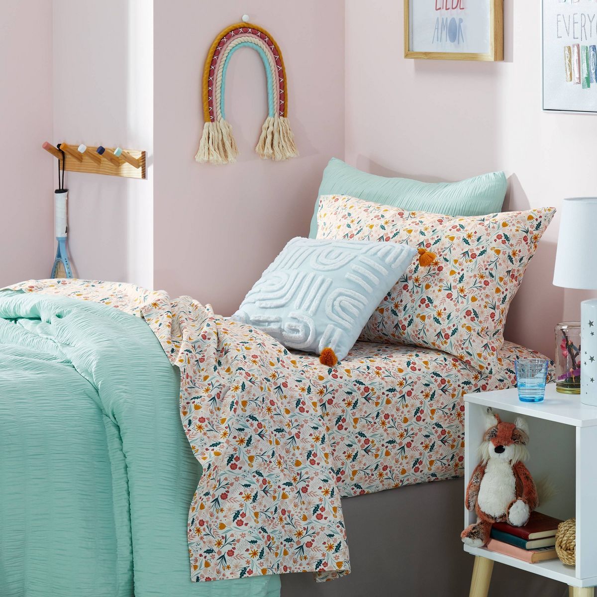 In the Garden Cotton Kids' Sheet Set - Pillowfort™ | Target