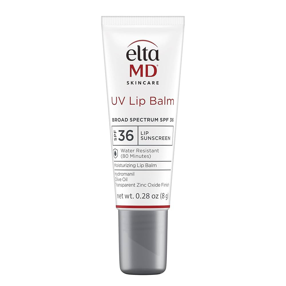 EltaMD UV Lip Balm Sunscreen, Moisturizes and Protects Dry Cracked Lips, Water Resistant up to 80... | Amazon (US)