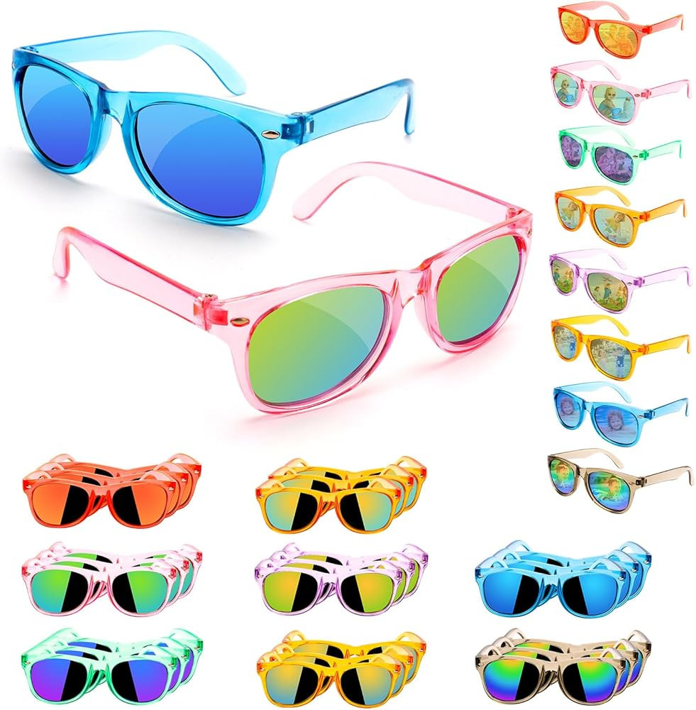 Party Favors Kids Sunglasses Bulk - Boys Girls Birthday Goodie Bags for Children Age 3-8, UV 400 ... | Amazon (US)