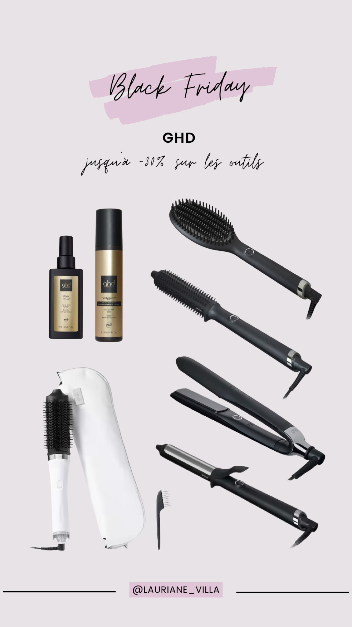 BLACK FRIDAY 2024 GHD jusqu’à -30% sur les outils et produits 

#LTKeurope #LTKCyberWeek #LTKfrance