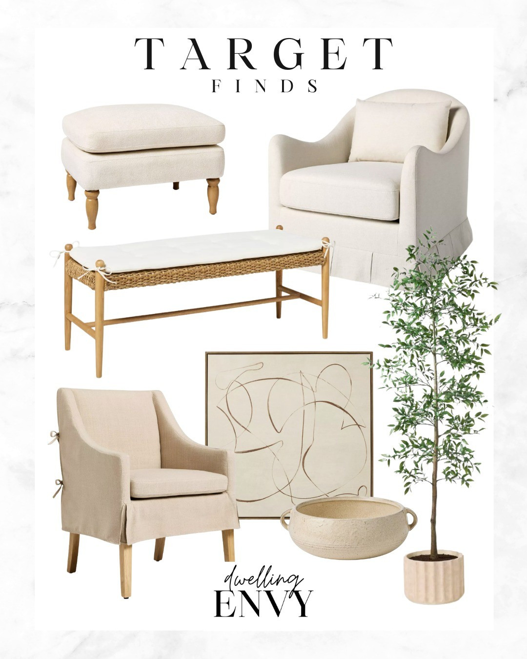 Really in love wirh these Target Finds from Target!I nabbed the bowl, chairs and tree! Stock goes in and out so be sure to set up notifications to alert in stock! 

#LTKStyleTip #LTKFindsUnder100 #LTKHome