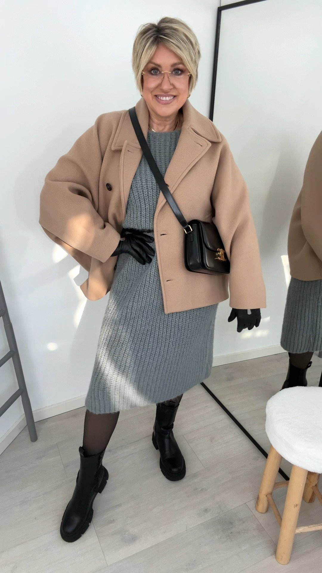 Camel & Grey 

#LTKeurope #LTKstyletip #LTKU