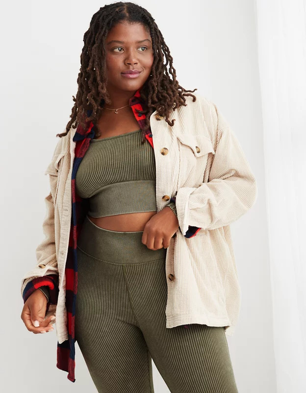 Aerie Corduroy Shacket | American Eagle Outfitters (US & CA)