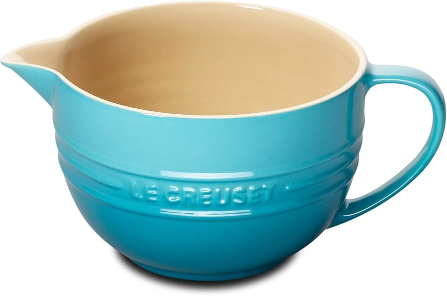 Le Creuset Stoneware Batter Bowl, 2 qt., Caribbean | Amazon (US)