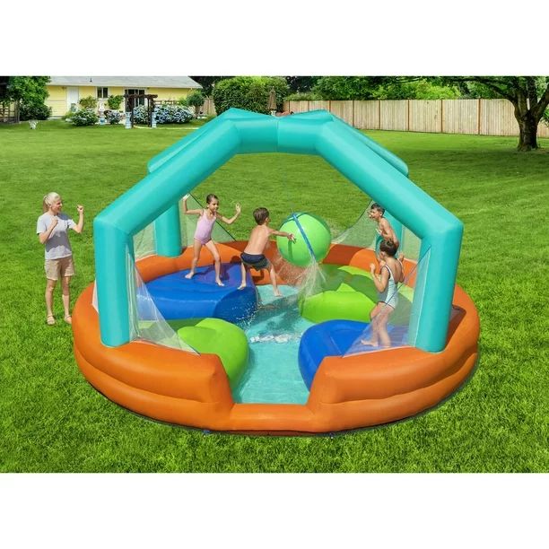 Bestway H2OGO! Dodge & Drench Kids Inflatable Water Park with Air Blower | Walmart (US)