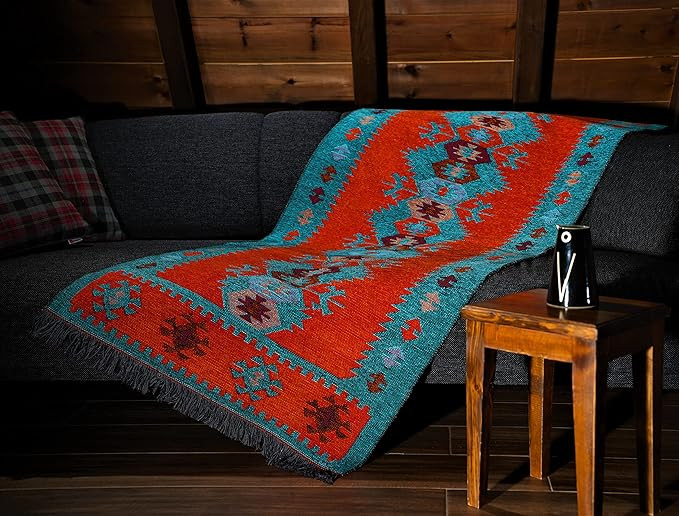 Secret Sea Collection Modern Bohemian Style Area Rug & Runner, 2.6' x 6' ft, (30'' x 71''), Cotto... | Amazon (US)