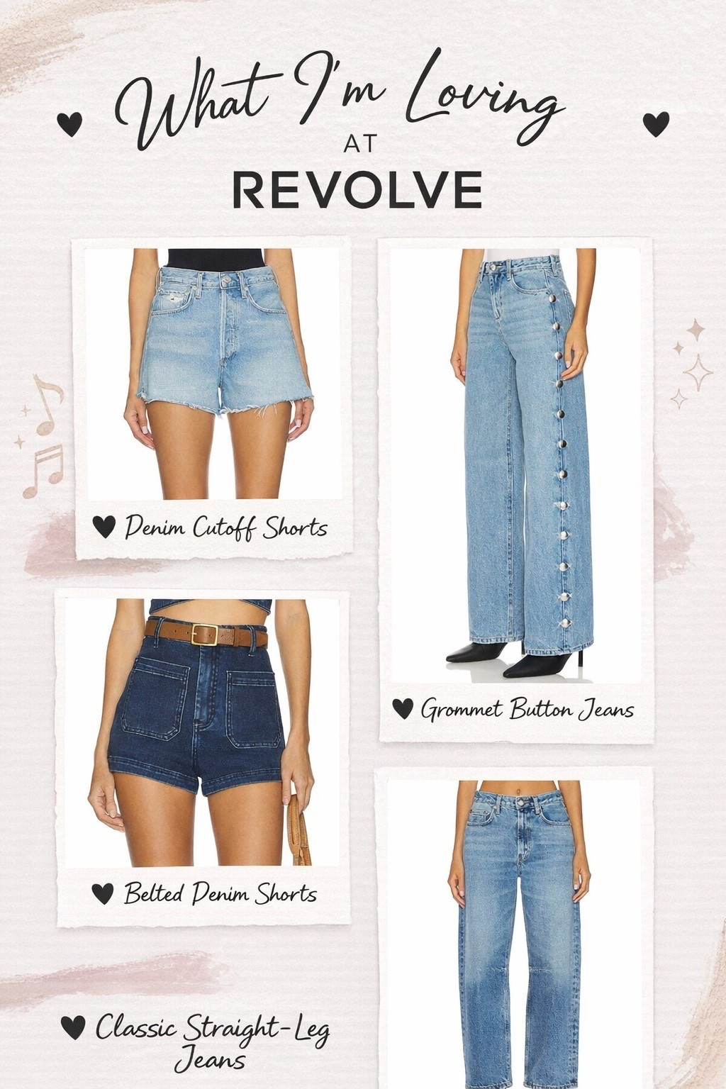 What I’m loving at revolve 
Denim shorts 
Denim jeans 👖 

#LTKootd #LTKSeasonal