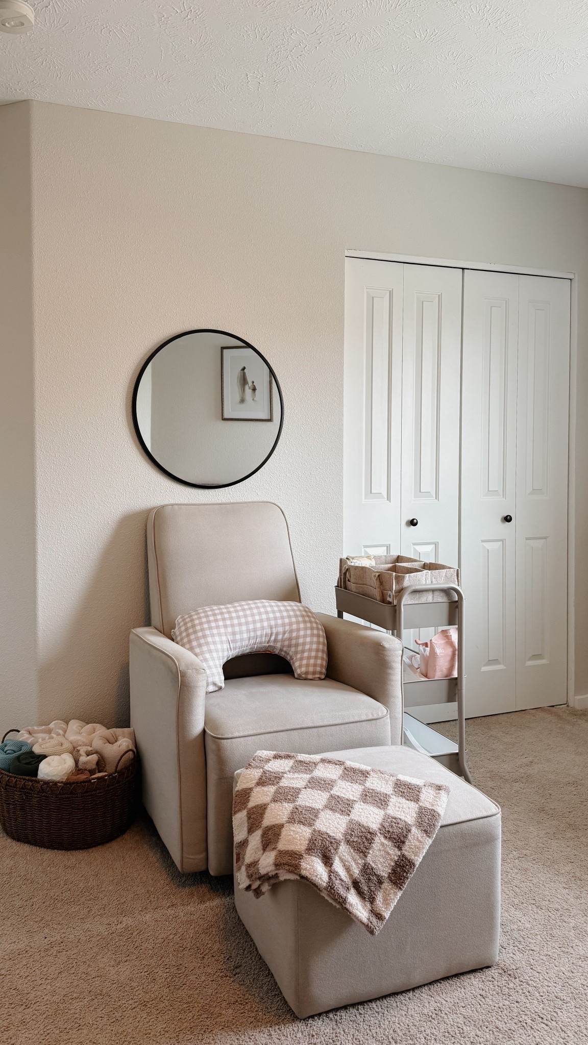 Nursery Glider details 

#nursery #nurseryfurniture #glider #rockingchair 

#LTKHome #LTKSaleAlert #LTKBaby