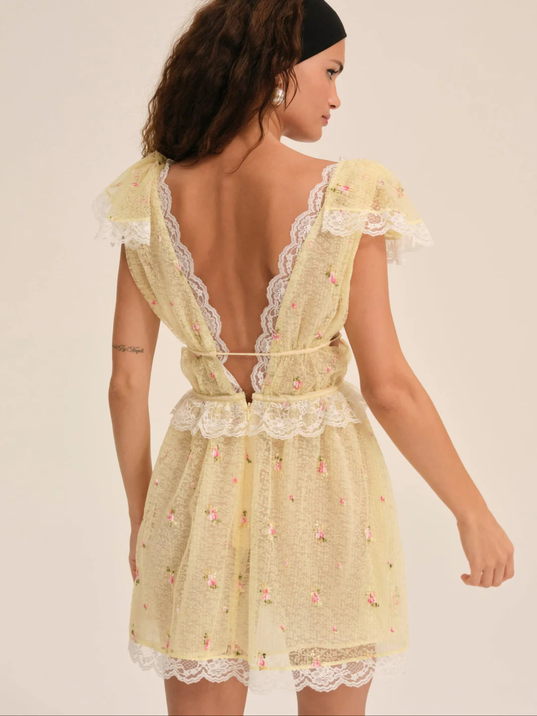 Poppy Lace Mini Dress | For Love & Lemons