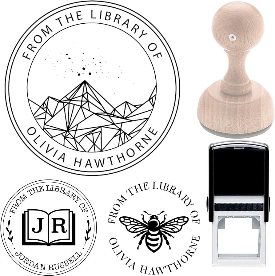 Acotar Velaris Library Book Name Stamp Book from The Library of This Belongs to Personalized Self... | Amazon (US)