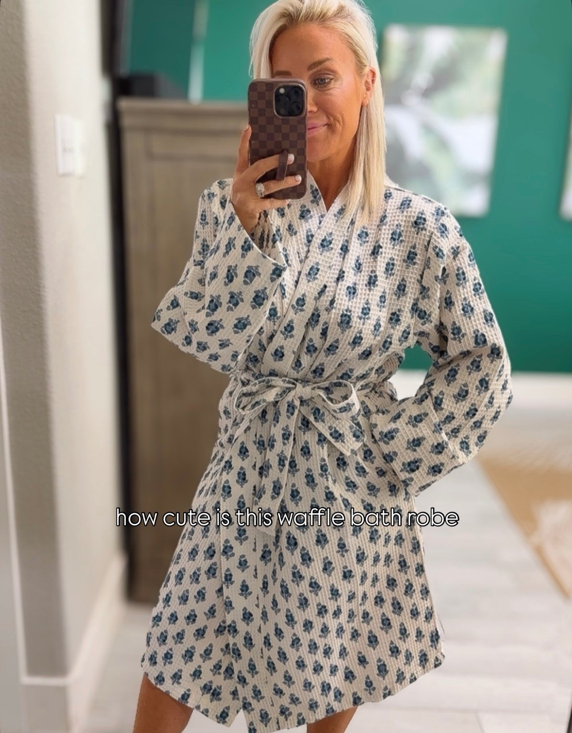 Cutest  floral waffle robe from Target!

#LTKootd #LTKFindsUnder100 #LTKSeasonal