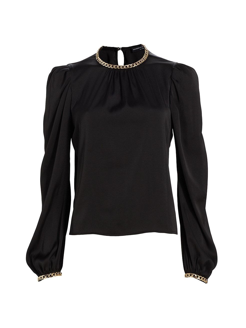 Perry Chain Satin Blouse | Saks Fifth Avenue