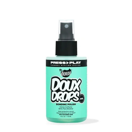 The Doux Doux Drops Bonding Polish Heat Protectant Serum 4 oz. All Hair Types Moisturizing Unisex | Walmart (US)