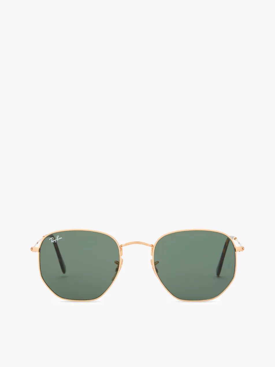 Rb3548N hexagonal sunglasses | Selfridges