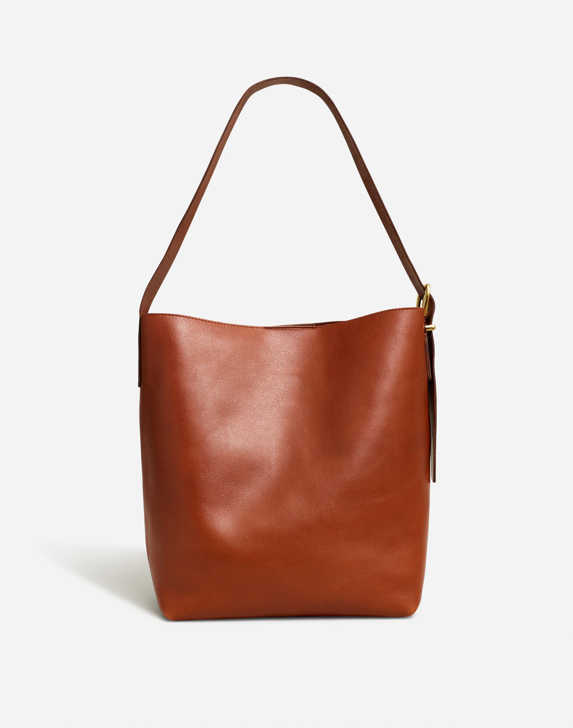 The Essential Bucket Tote in Leather | Madewell