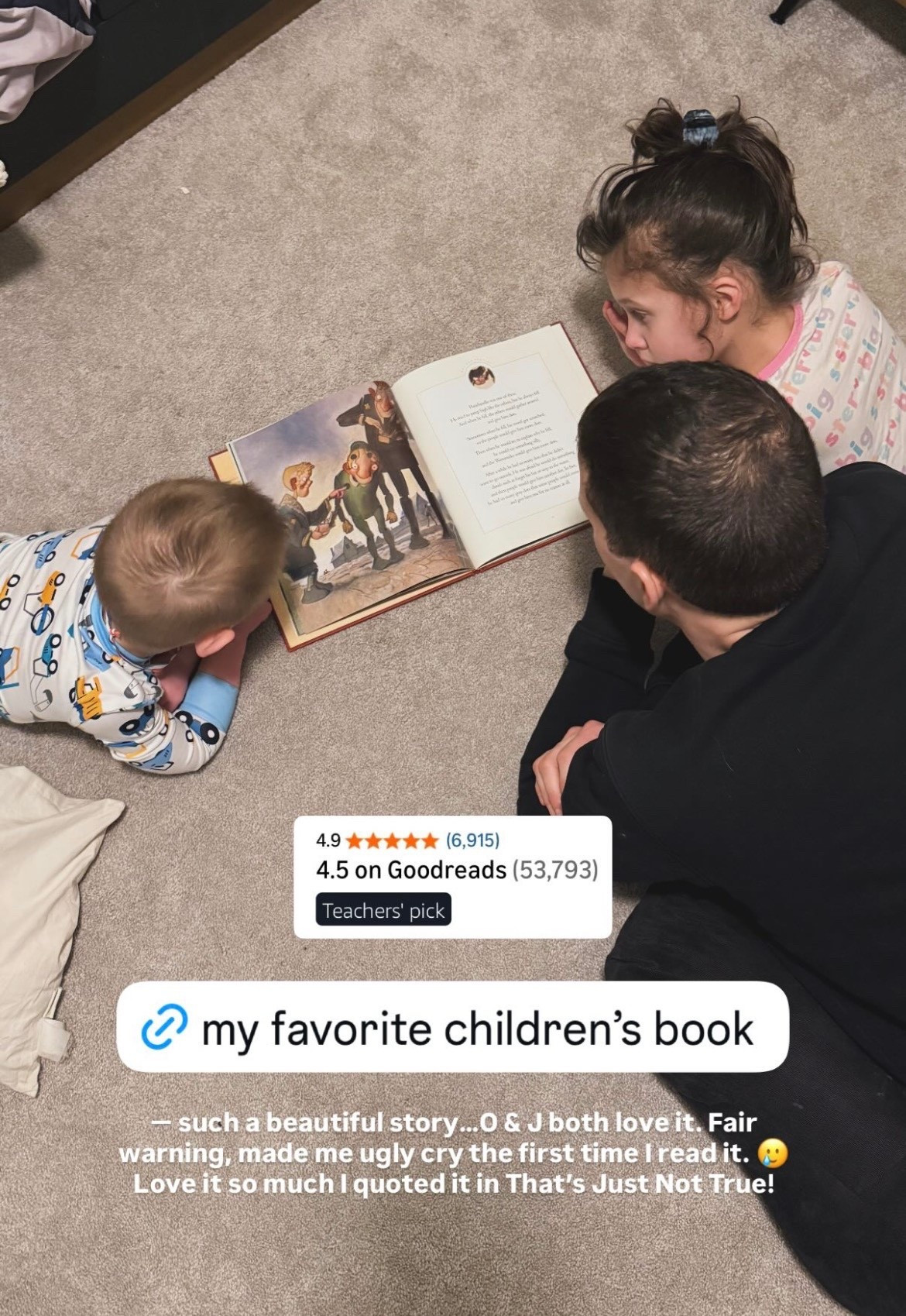 O + J both love this sweet book ❤️ such a lovely story! 

#LTKKids #LTKmomlife