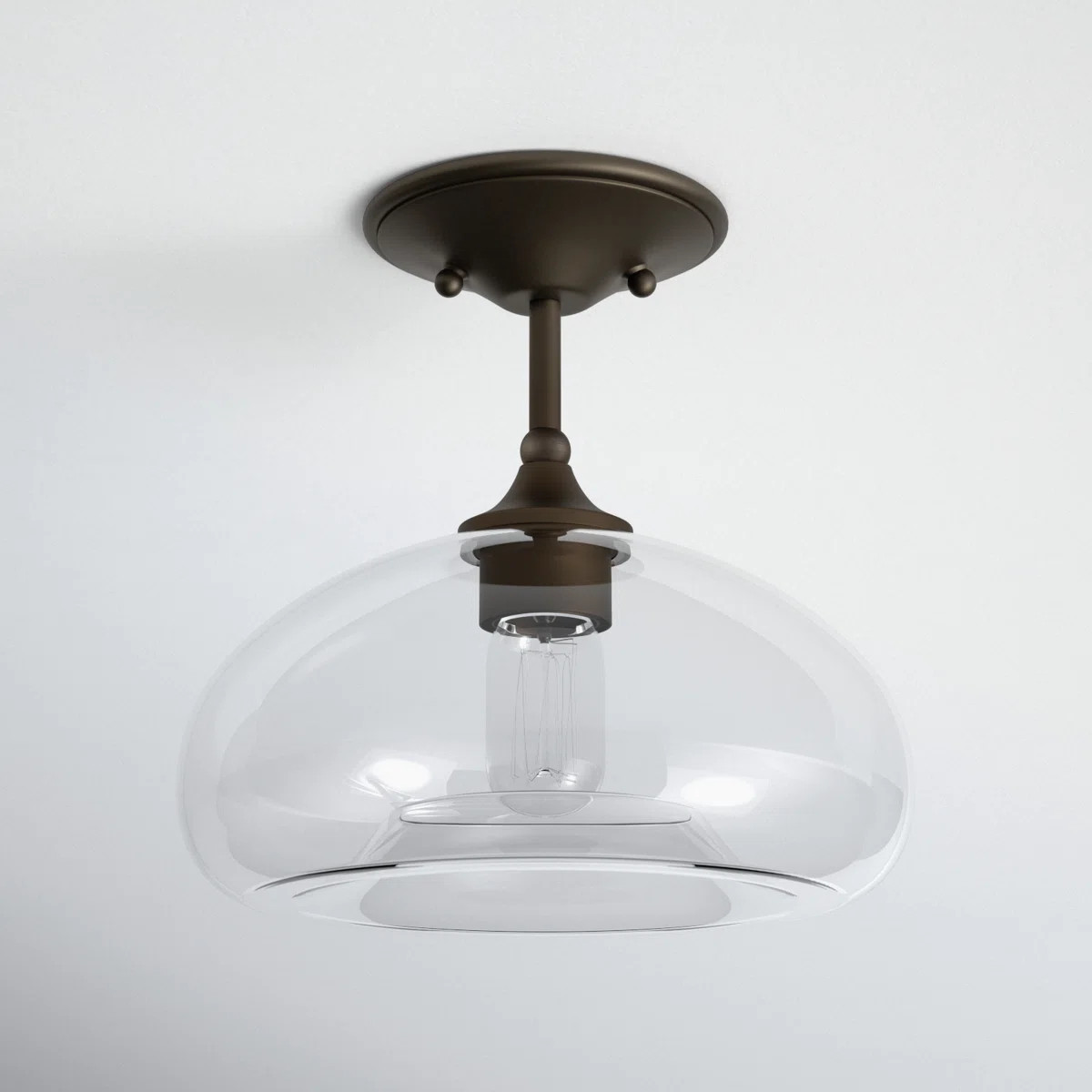 Meridian 1-Light Ceiling Light in Oil Rubbed Bronze | Wayfair North America