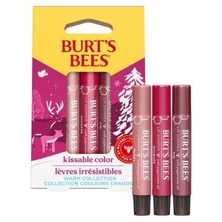 Burt's Bees Kissable Color 100% Natural Moisturizing Lip Shimmer Gift Set, Warm Collection | CVS Health