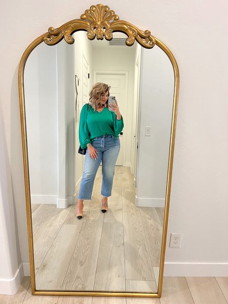 Business Casual Outfit Idea 
Top size L 
Jeans size 32 - I also linked similar options as well. 
Use code shayna10 on Miranda Frye to save $ 


#LTKFind #LTKworkwear #LTKstyletip