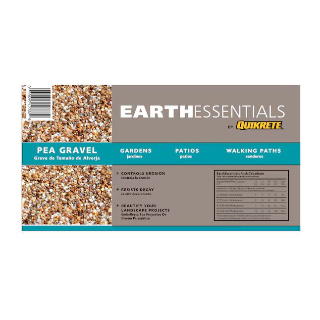 EARTHESSENTIALS BY QUIKRETE 0.5-cu ft 50-lb Multiple Colors/Finishes Pea Gravel | Lowe's