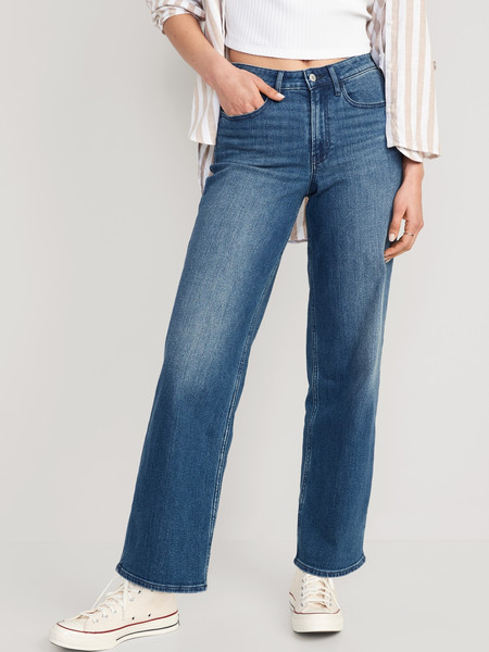 High-Waisted Wow Wide-Leg Jeans for Women | Old Navy (US)