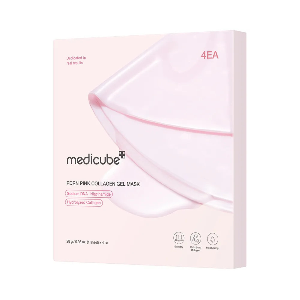 medicube PDRN Pink Collagen Gel Mask 0.98 oz.(28g) x 4ea | Olive Young US