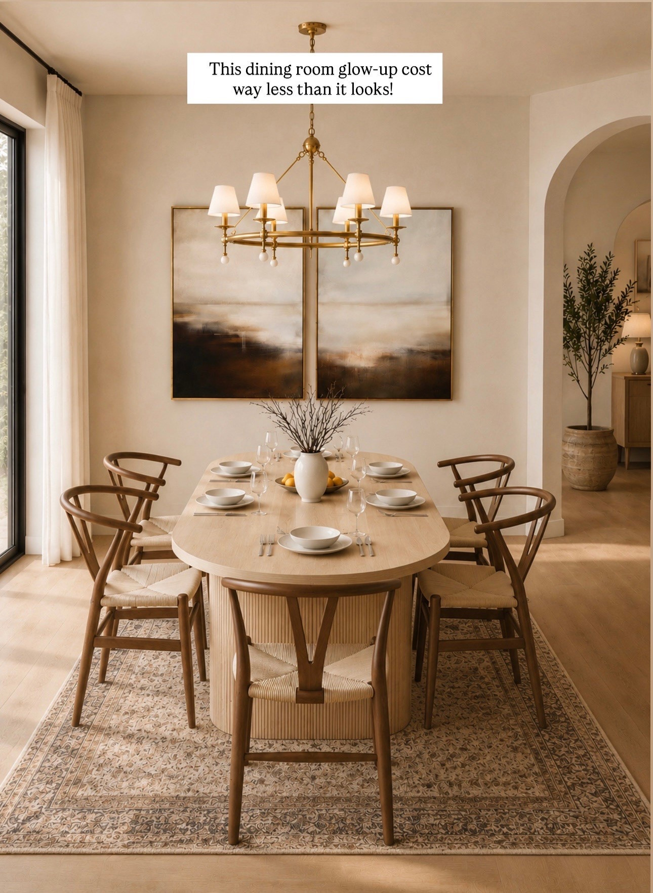Affordable upgrade alert! Transform your dining room with this chic table and modern chairs. Perfect for intimate meals or family gatherings. #HomeDecor

#LTKSaleAlert #LTKHome