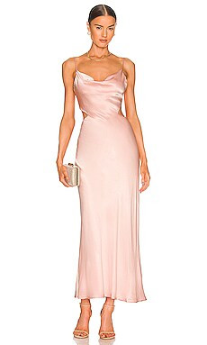 Bardot Cut Out Slip Dress in Pink Rose from Revolve.com | Revolve Clothing (Global)