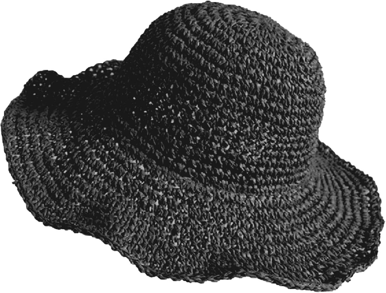 Senker Fashion Beach Straw Hats for Women, Handmade Floppy Bucket Sun Hat for Summer Vacation Wid... | Amazon (US)
